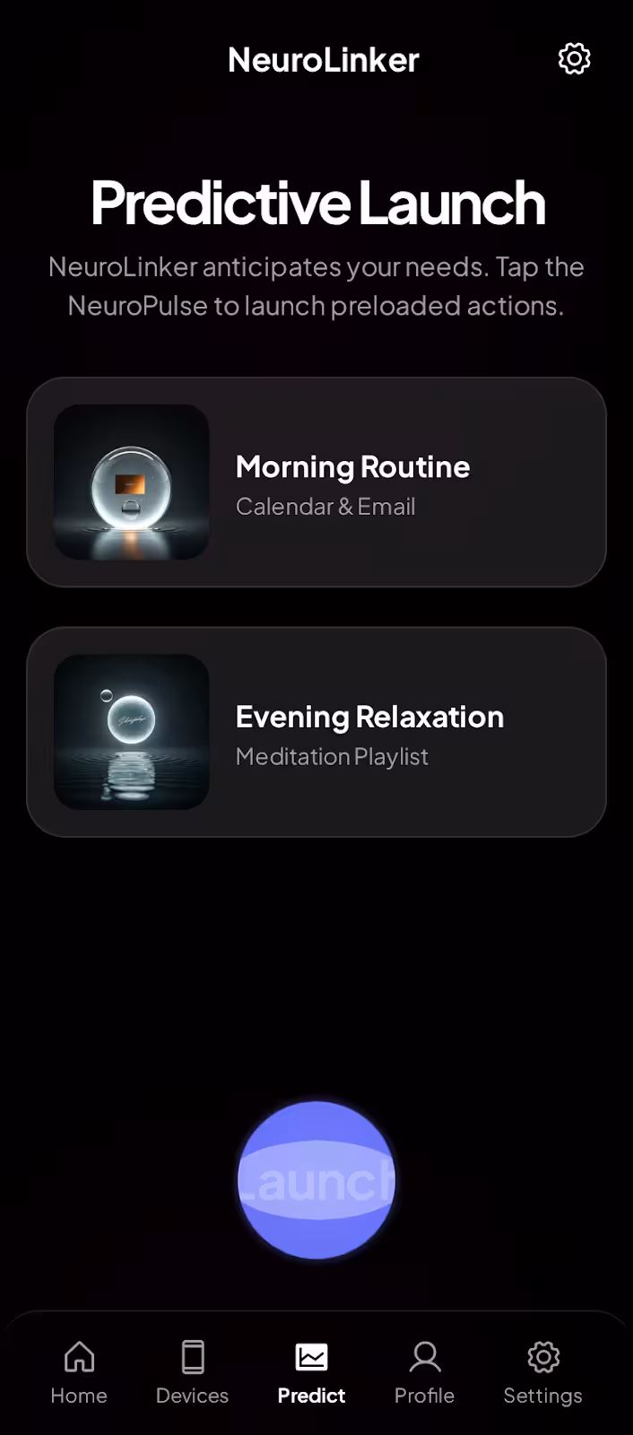 Neurolinker Mobile Neural Control App